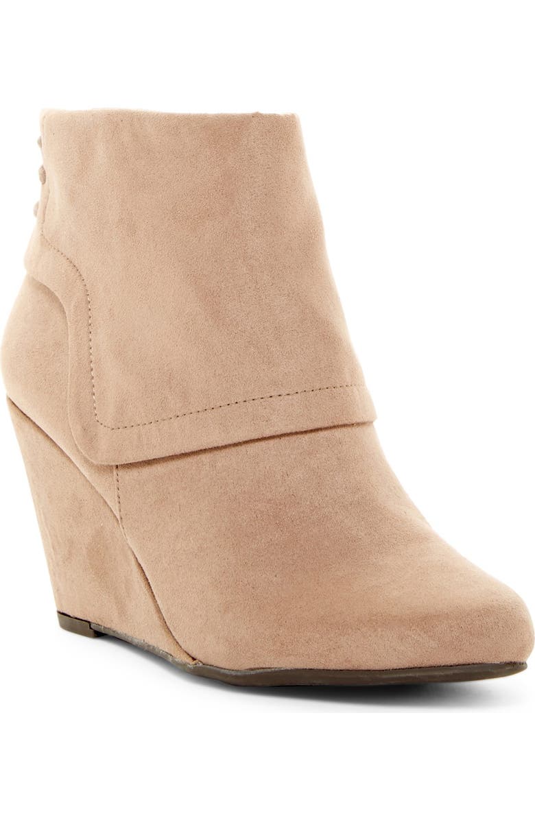 Jessica Simpson 'Reaca' Cuffed Wedge Bootie, Main, color,