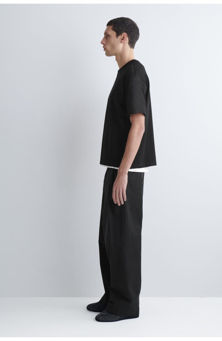 COS Relaxed Lightweight Cotton T-Shirt, Alternate, color, Black