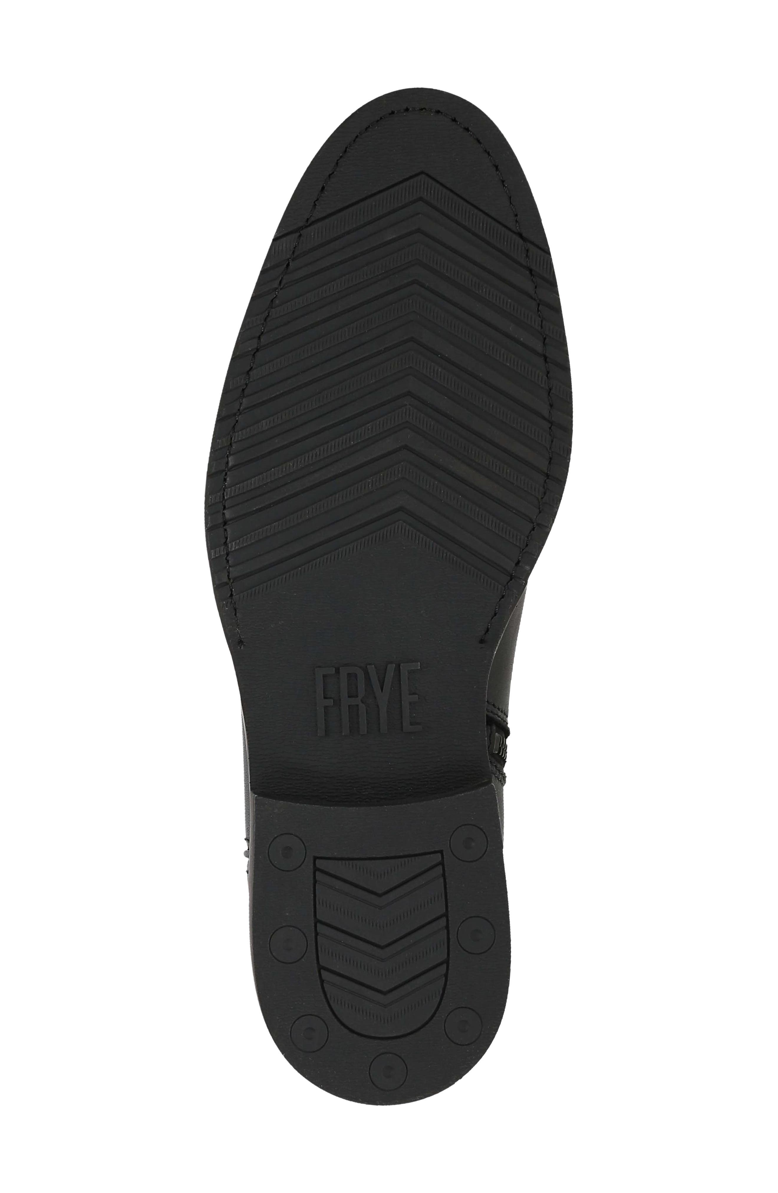 Wyatt Inside Zip Western Boot, Alternate, color, BLACK