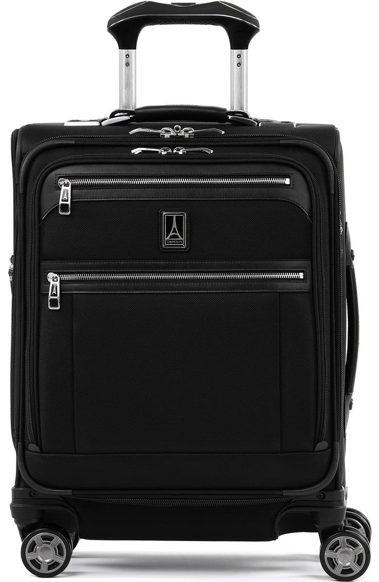 TRAVELPRO Platinum Elite Softside Expandable Carry-On 19-Inch Luggage, Main, color, Shadow Black