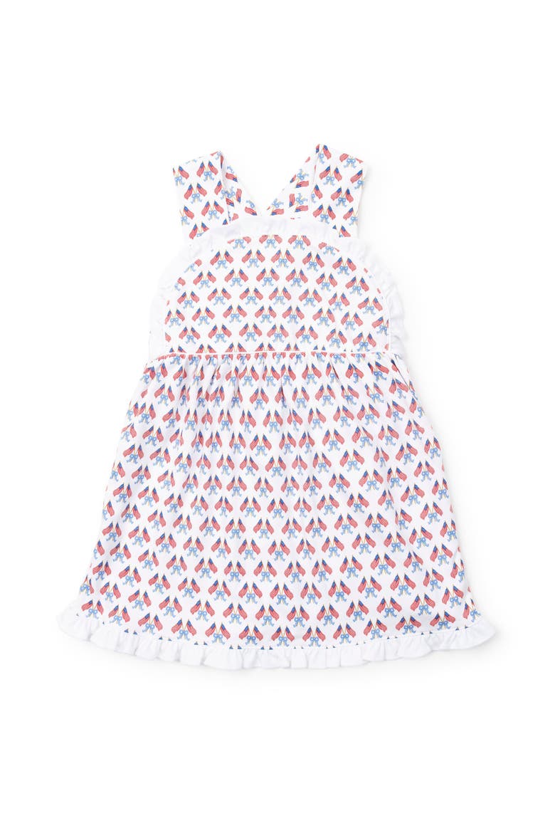 Eden Girls' Dress, Main, color, Stars, Stripes, and Bows