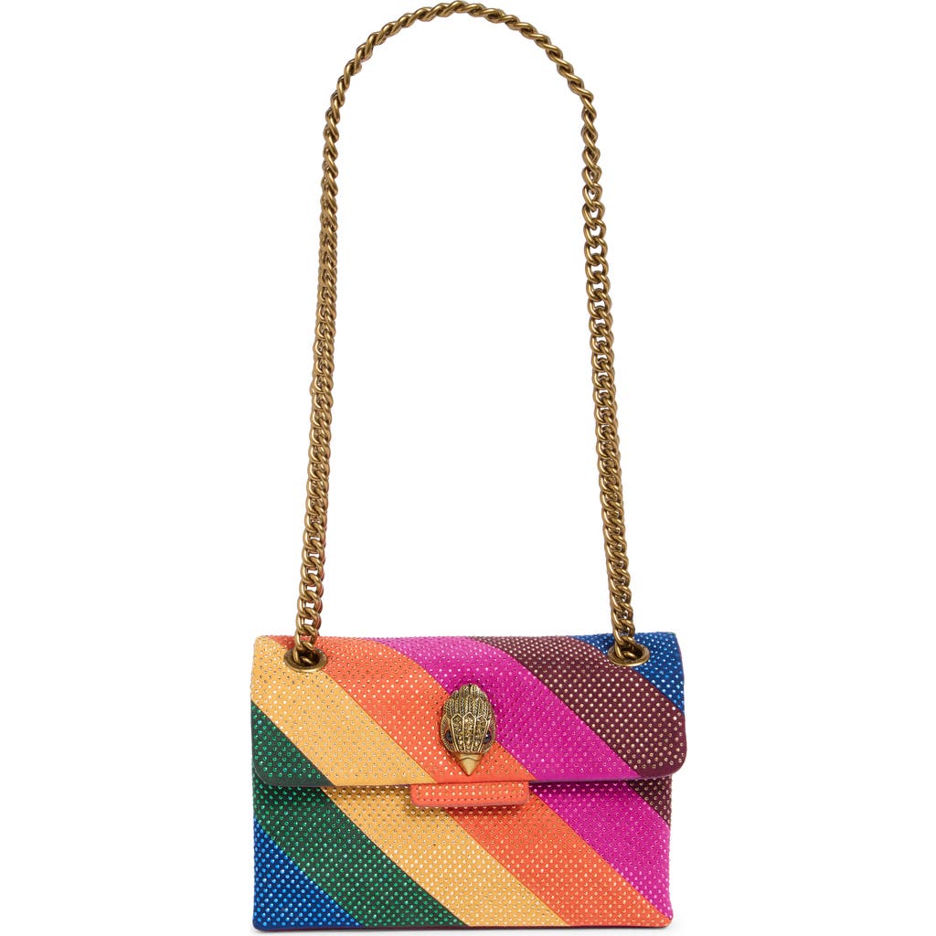 Kurt Geiger London Mini Kensington Stripe Convertible Shoulder Bag In Multi