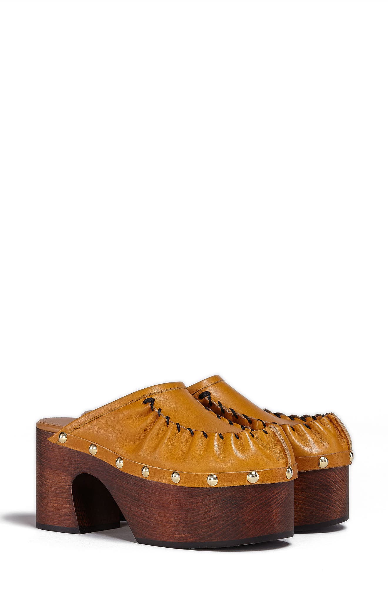 Marni Sabot Studded Platform Clog, Main, color, 