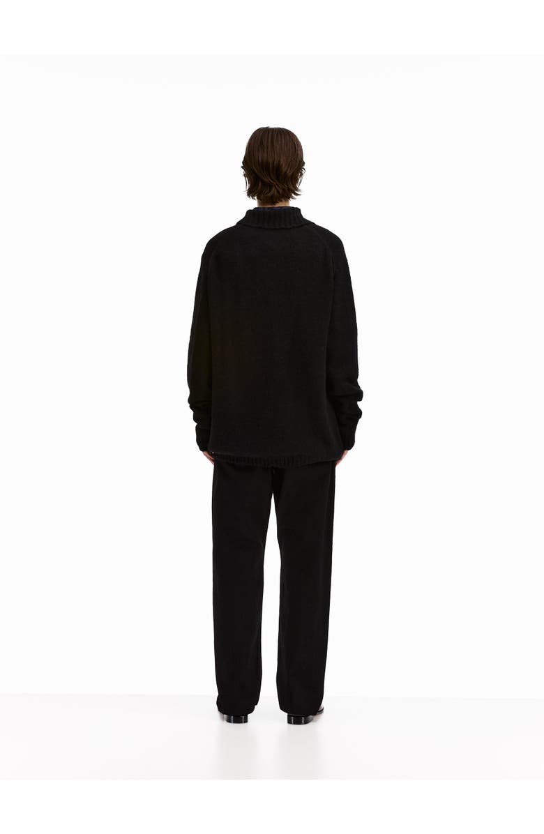 vowels Straight Denim, Alternate, color, Black