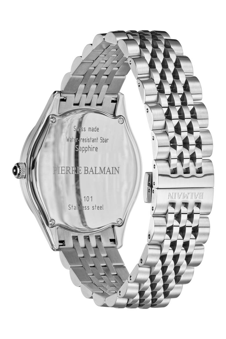 Classic R Bracelet Watch, 41mm, Alternate, color, GREEN/ STAINLESS STEEL