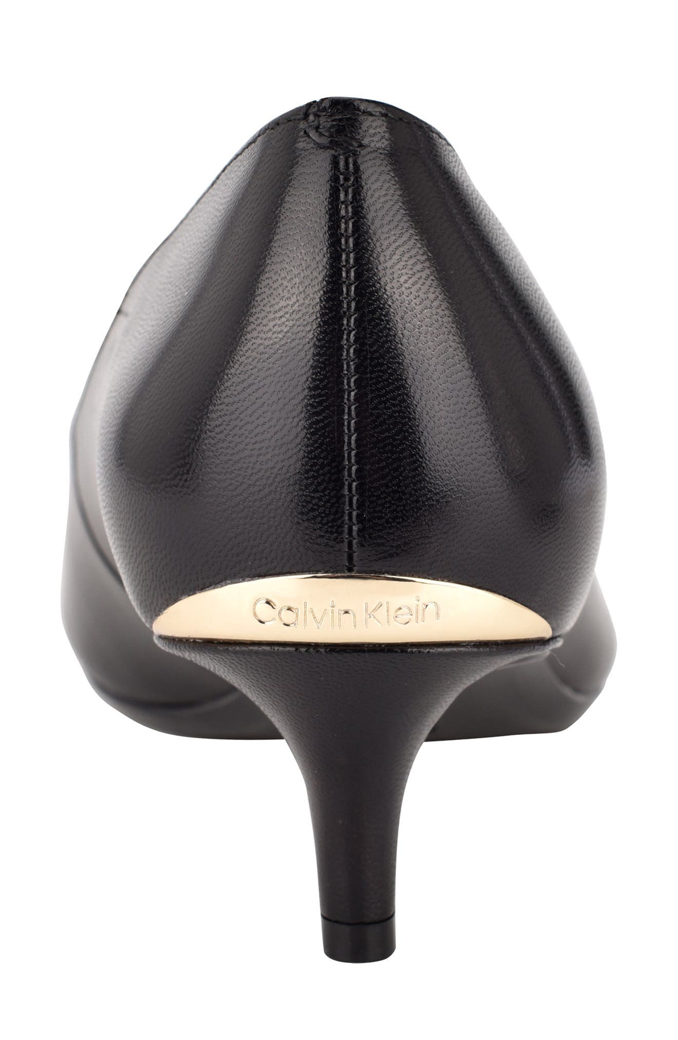 Gabrianna Kitten Heel Pump, Alternate, color, BLACK LEATHER