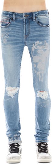 Punk Ripped Super Skinny Jeans