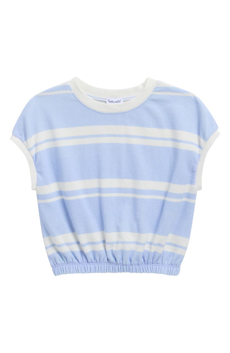 Splendid Kids' Zuma Beach T-Shirt, Main, color, White/ Chicory