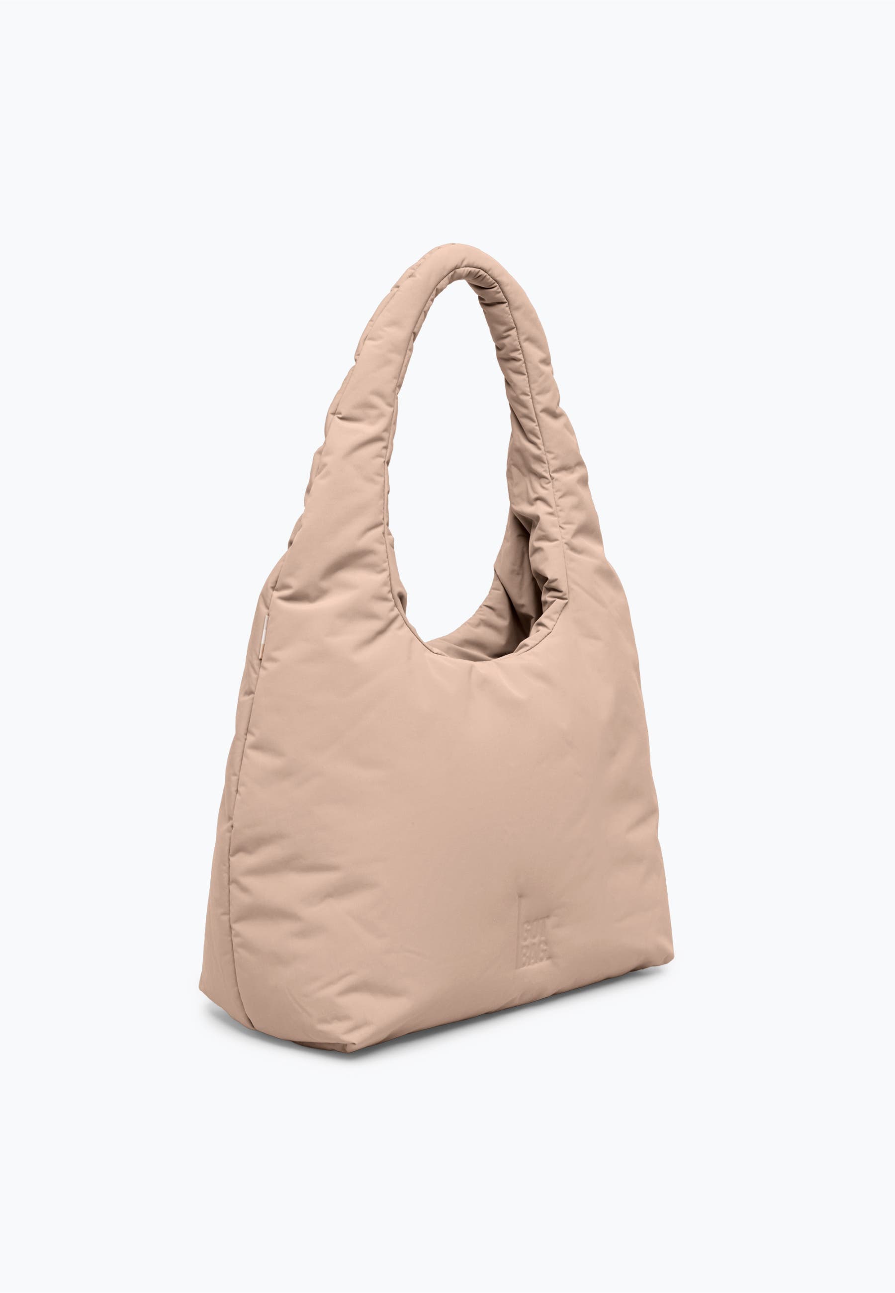 GOT BAG Cloud Shoulder Bag Recycled Nylon Puffer Handbag, Alternate, color, Sandbar