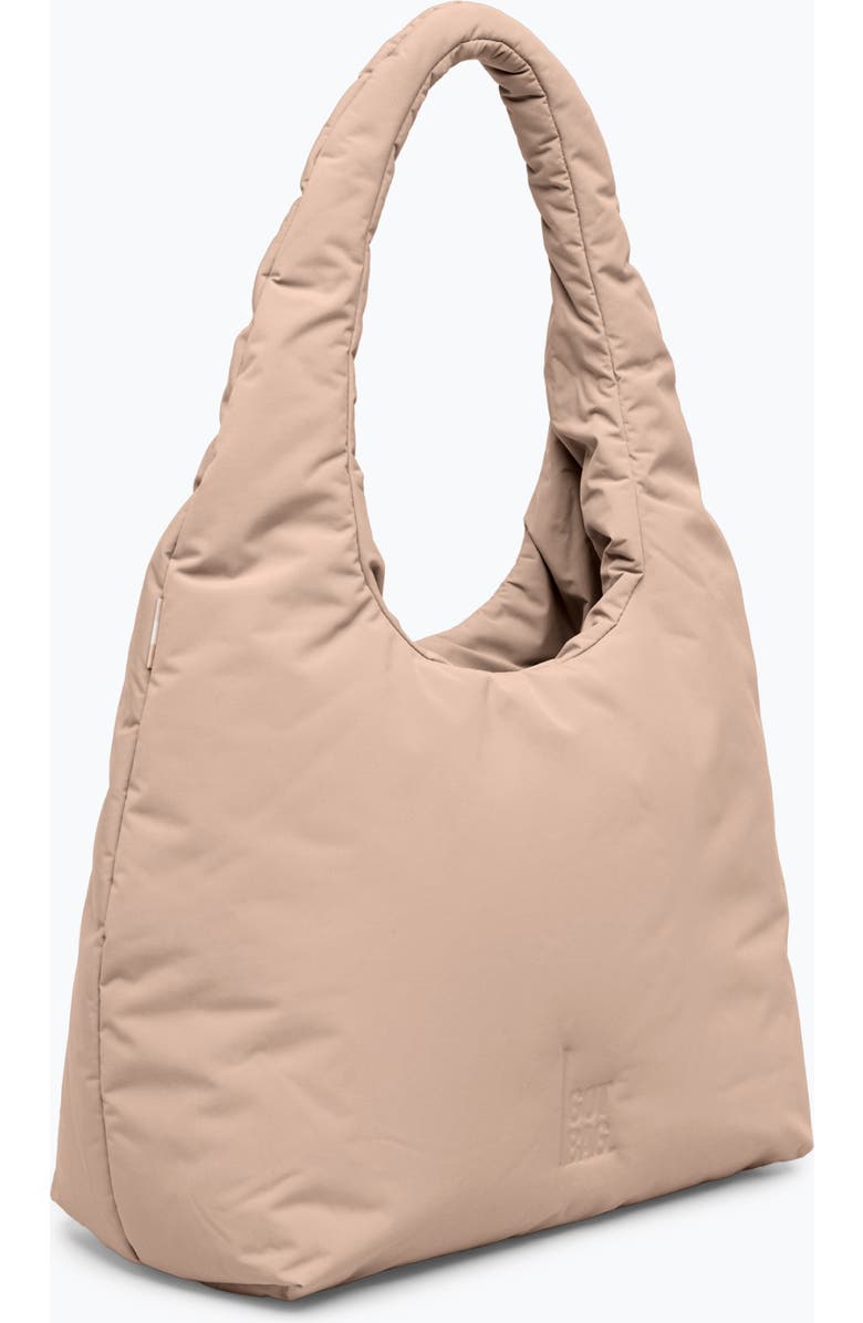 GOT BAG Cloud Shoulder Bag Recycled Nylon Puffer Handbag, Alternate, color, Sandbar