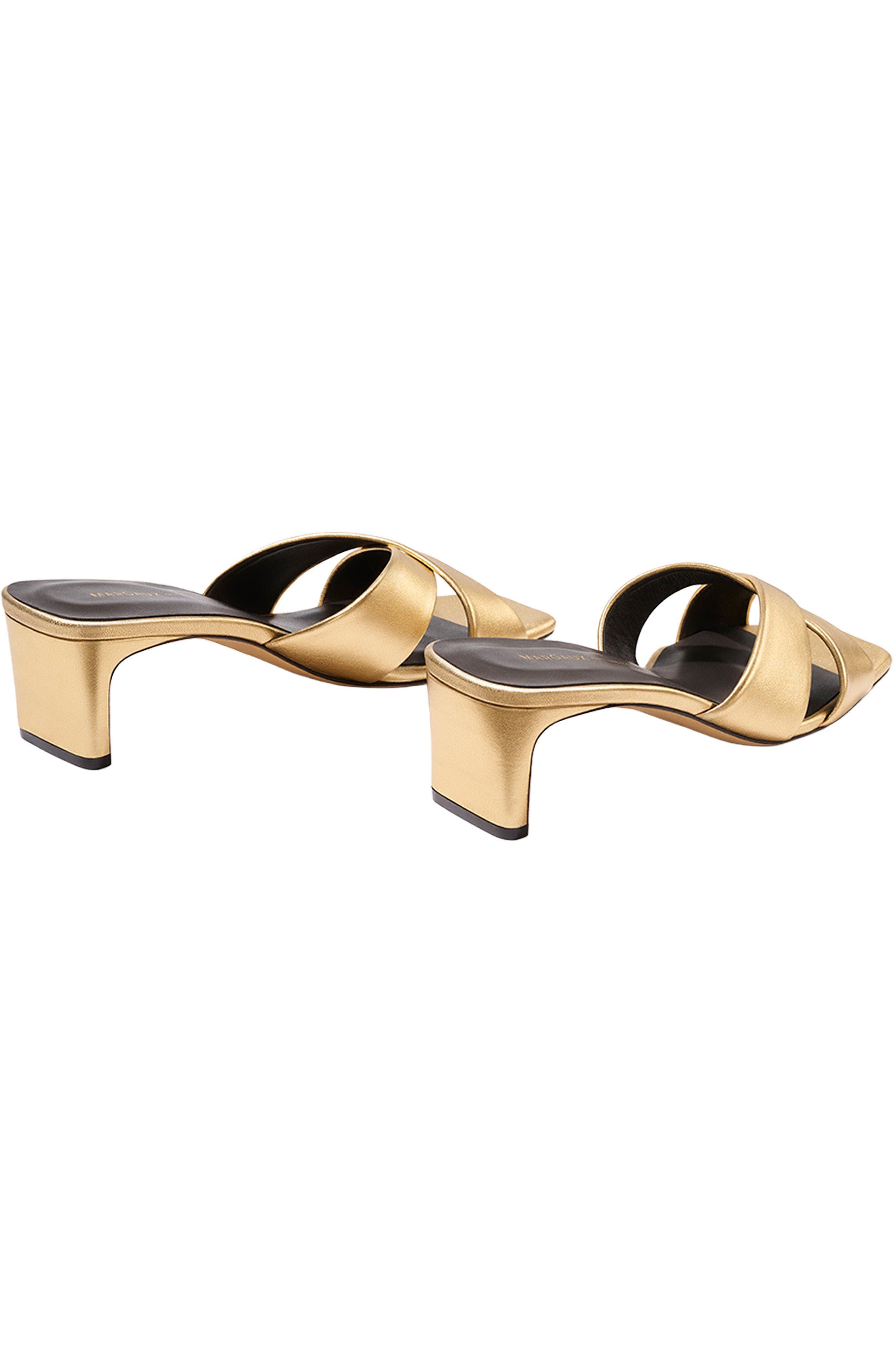The Selene 50 Sandal, Alternate, color, Gold Nappa