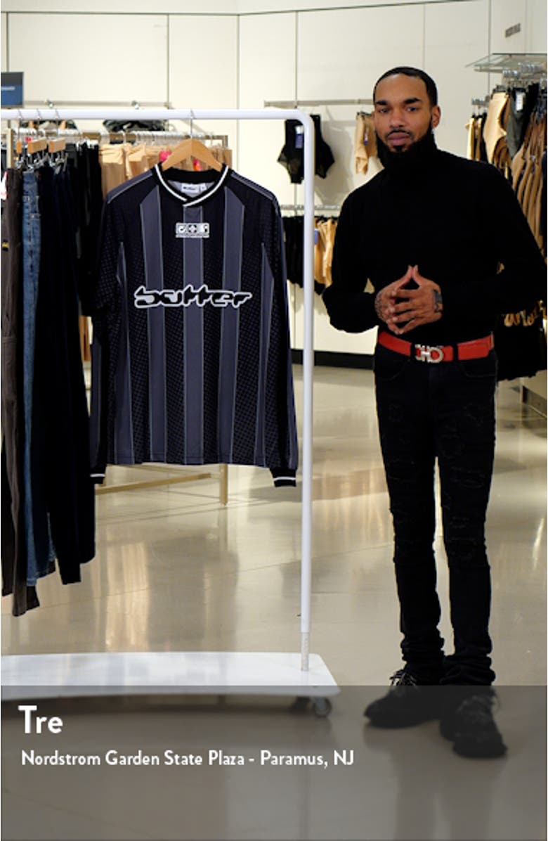 Corrosive Stripe V-Neck Jersey, sales video thumbnail