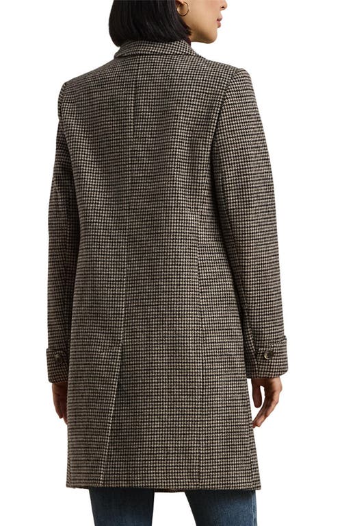 Ralph Lauren Lauren Wool Blend Reefer Coat In Gray