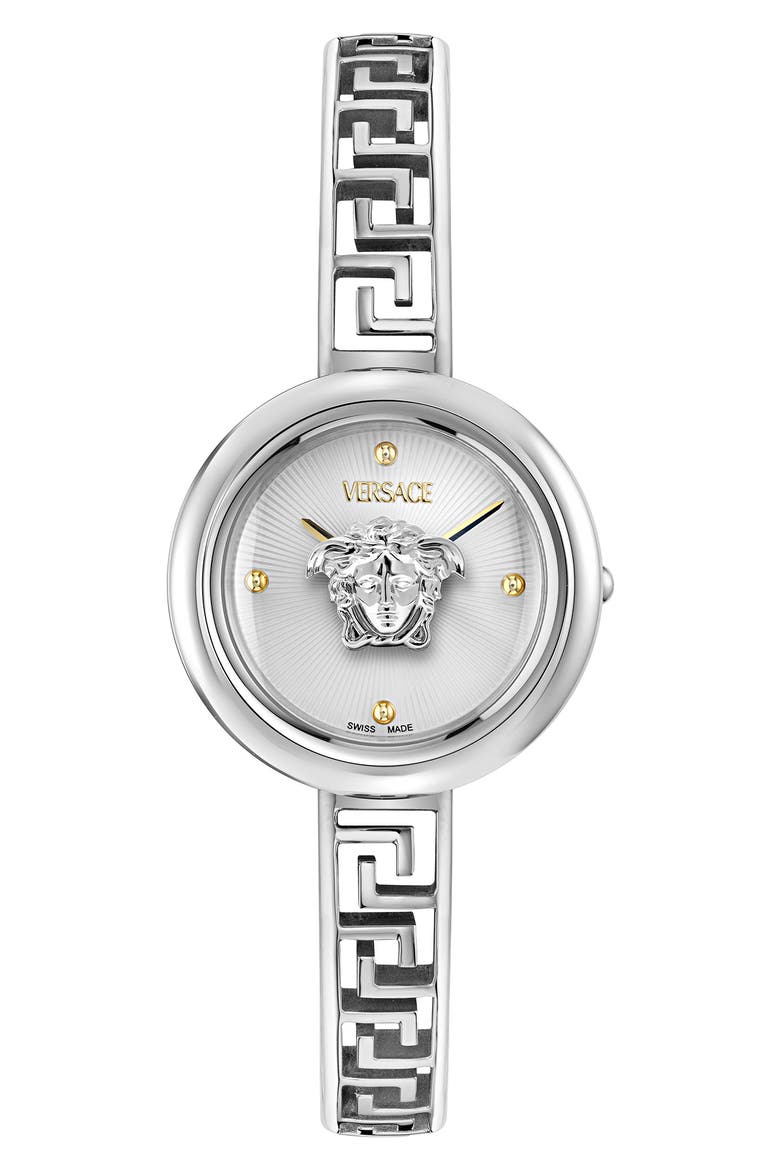 Medusa Eclipse Bracelet Watch, 28mm, Main, color, STAINLESS STEEL