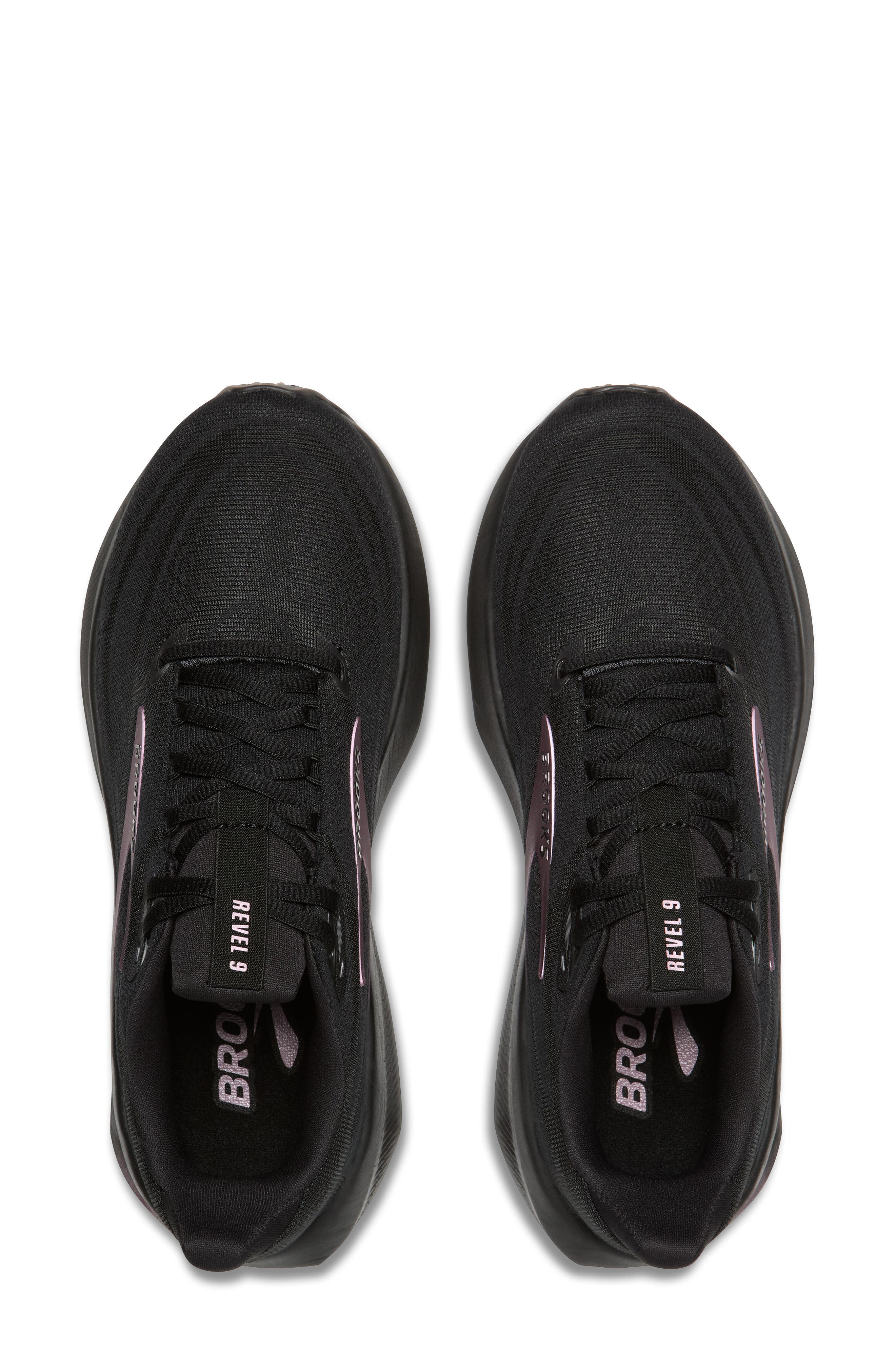 Revel 9 Running Shoe, Alternate, color, BLACK/ BLACK/ ROSE GOLD