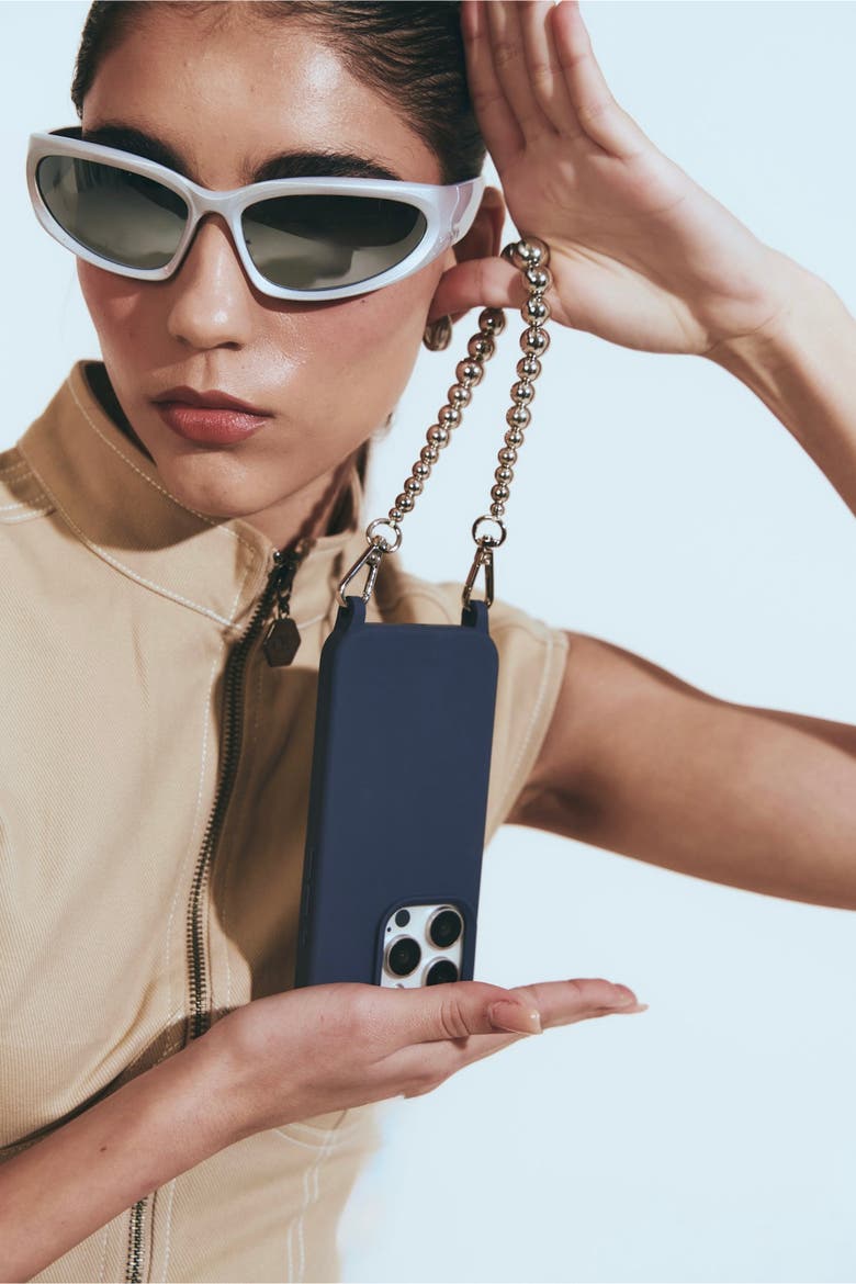 Aether Phone Chain, Alternate, color, Silver