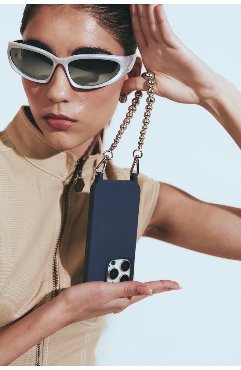 Cordée Cases Aether Phone Chain, Alternate, color, Silver