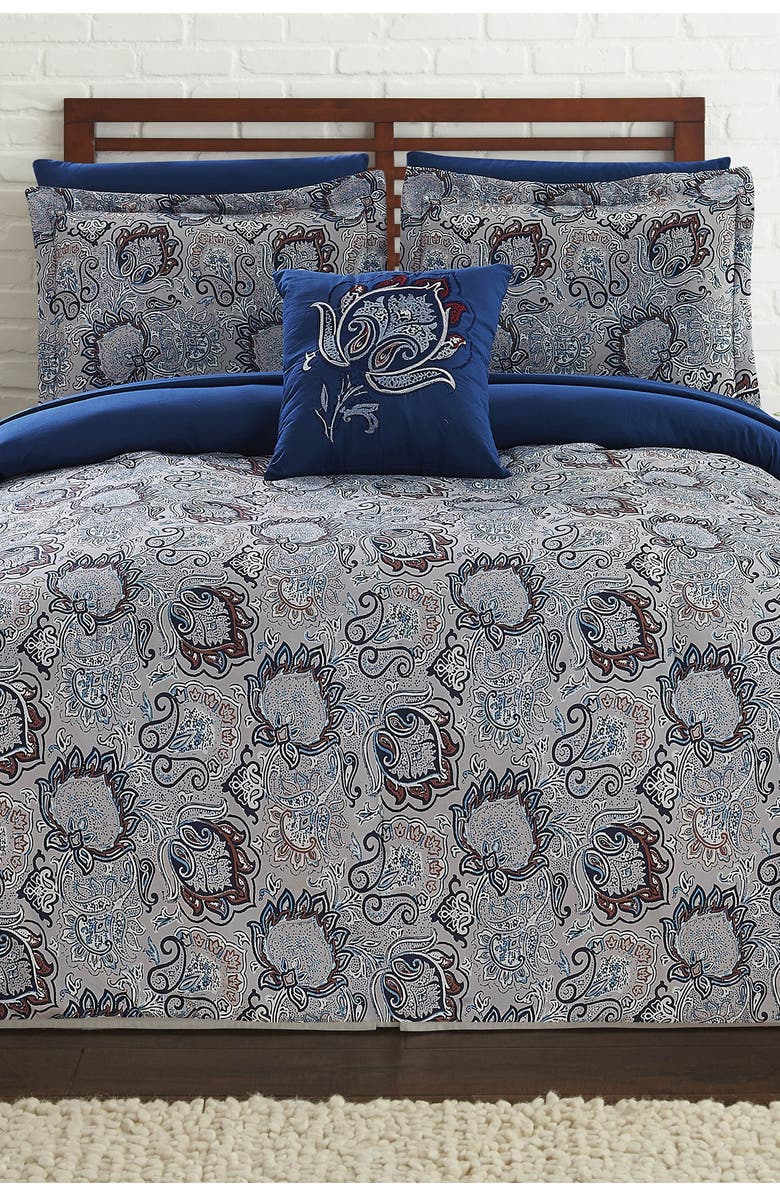 Modern Threads King Corsicana Reversible Complete Bed Set - Corsicana, Main, color, 