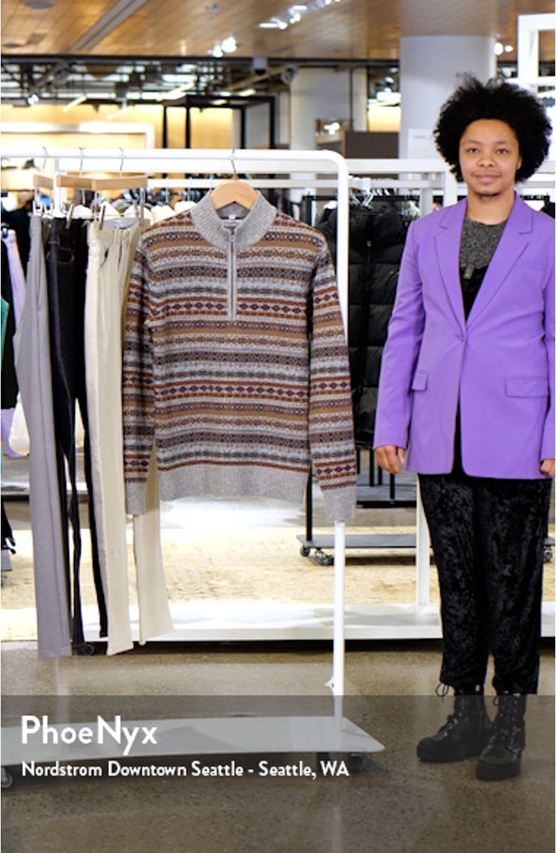 Fair Isle Wool Blend Sweater, sales video thumbnail