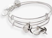 Alex and Ani Mother & Daughter Sparrow Bangle Set of 2