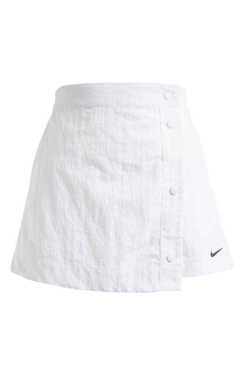 Nike Sportswear Essential Water Repellent Woven Skort, Alternate, color, 100 White/Black