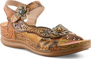 L'Artiste by Spring Step Script Sandal