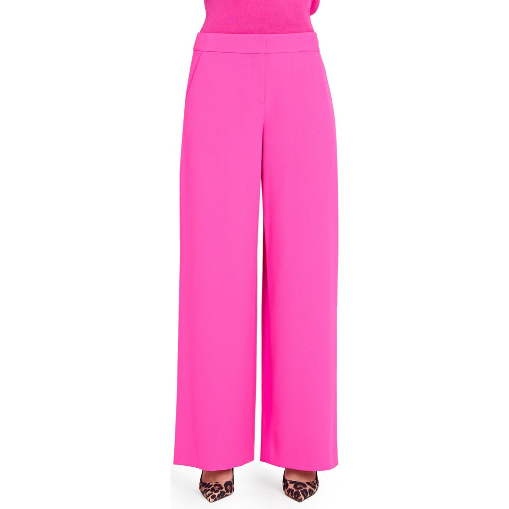 Tahari Asl Wide Leg Pants In Pink