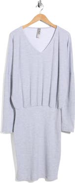 GO COUTURE Dolman Sleeve Sweater Dress