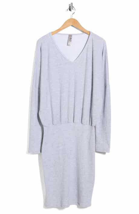 GO COUTURE Dolman Sleeve Sweater Dress