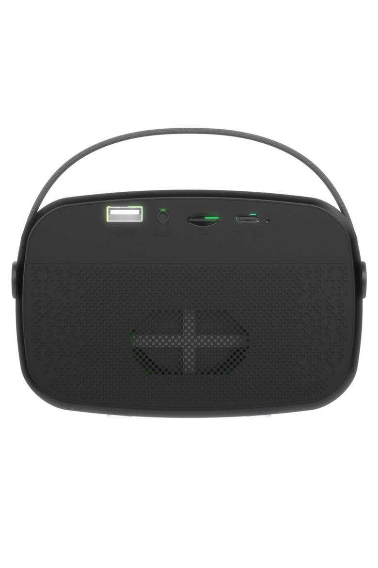 Rechargable Mini Karaoke Speaker Wireless Microphone, Alternate, color, Black