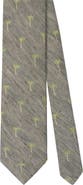 Robert Talbott Robert Palm Silk Linen Best of Class Necktie