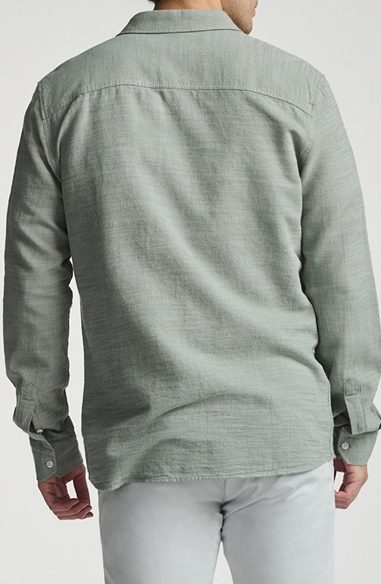 Mavi Jeans Texture Cotton Button-Up Shirt, Alternate, color,