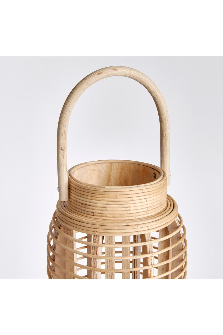 Keaton Lantern Large, Alternate, color, Brown
