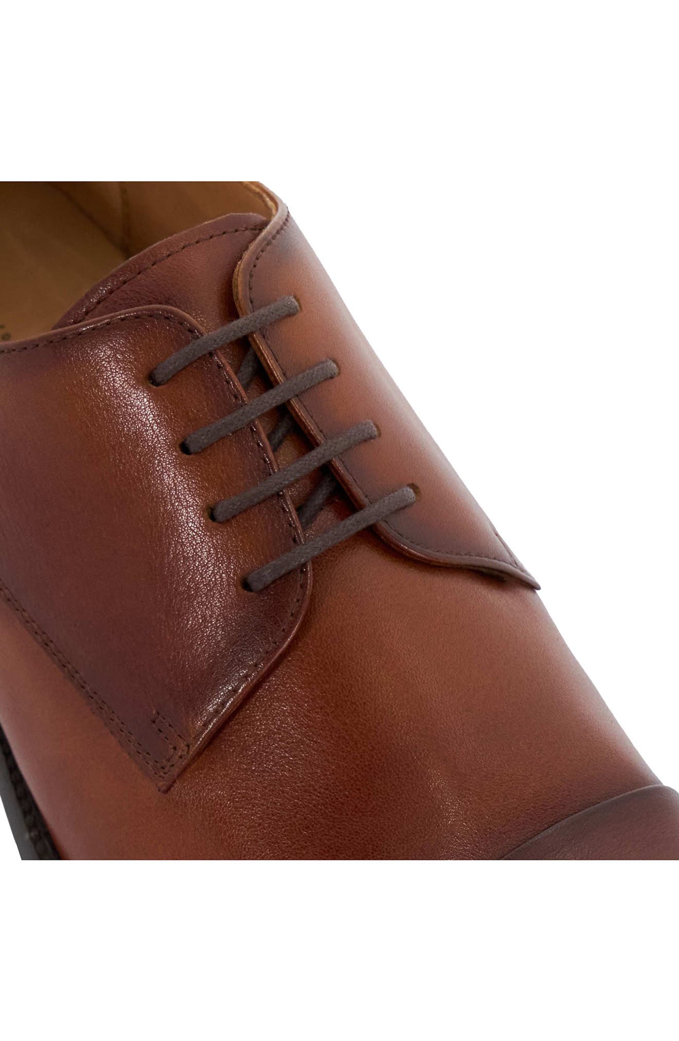Suffix Flexi Plain Toe Oxford, Alternate, color, DARK TAN
