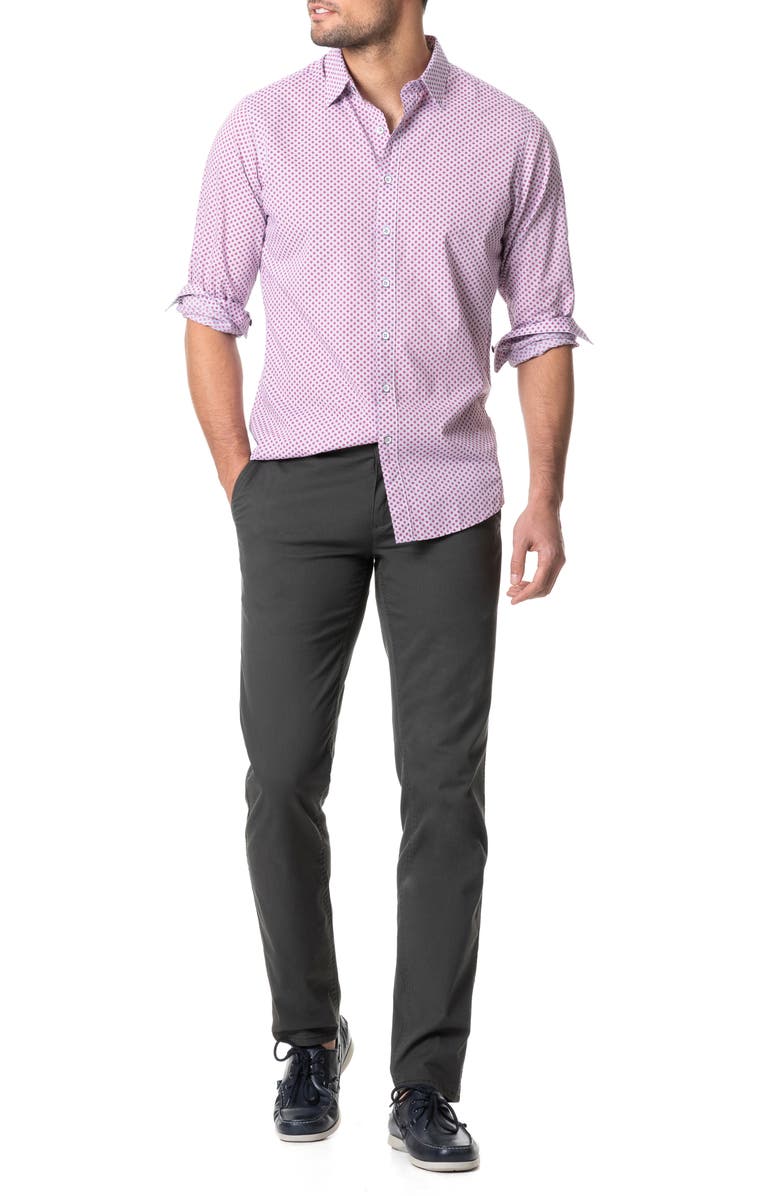 Rodd & Gunn Green Bay Floral Button-Up Shirt, Alternate, color, 