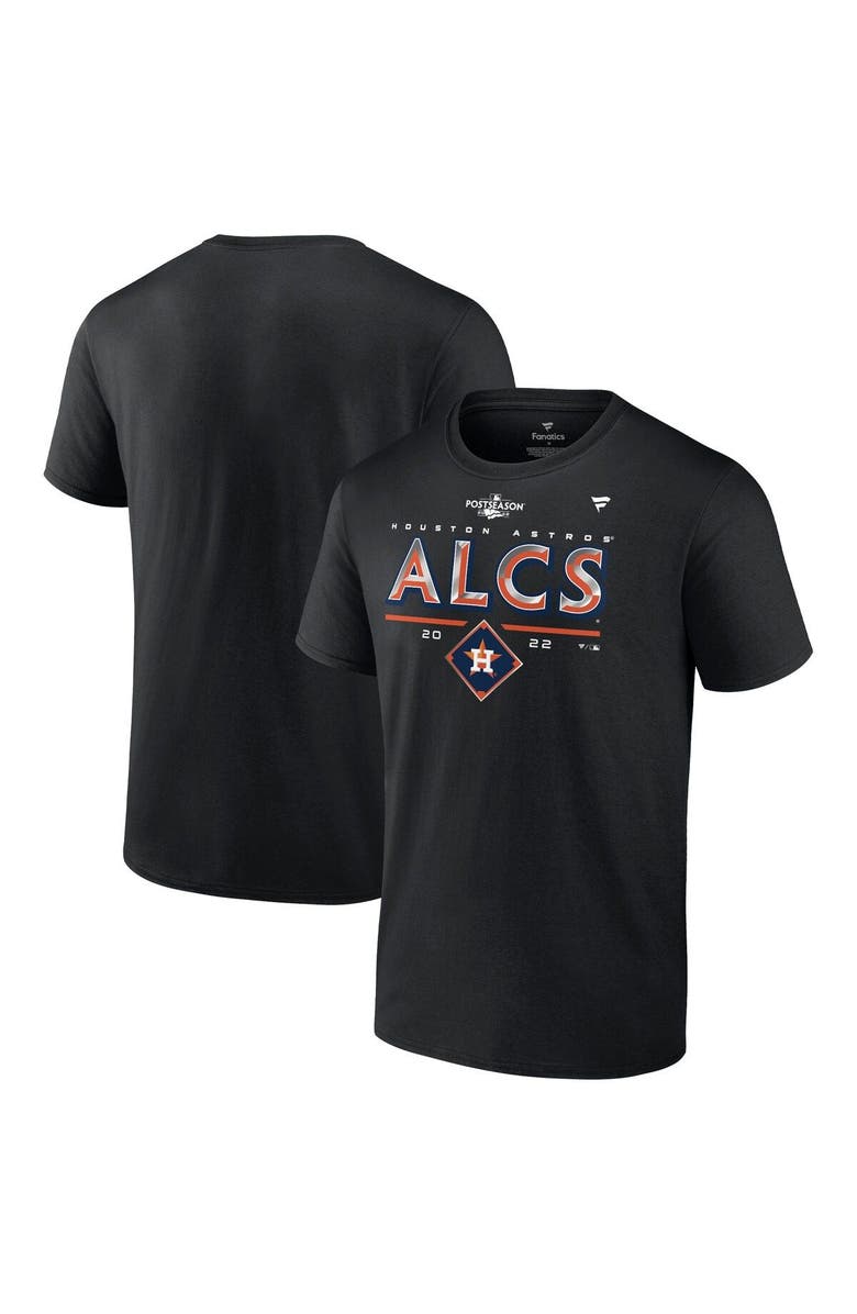 FANATICS Men's Fanatics Branded Black Houston Astros 2022 Division Series Winner Locker Room T-Shirt, Alternate, color,