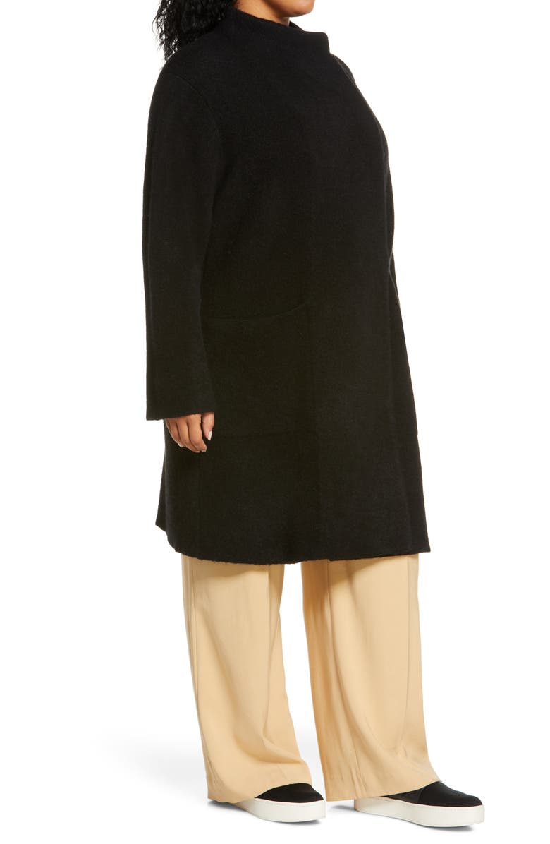 Vince Clean Edge Wool & Alpaca Blend Coat, Alternate, color,
