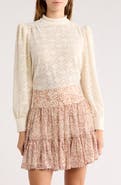 Melrose and Market Long Sleeve Lace Top