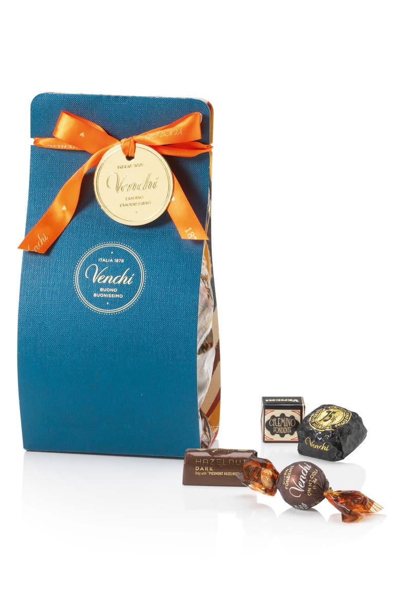 Venchi Dark Chocolate Gift Pouch, Main, color, 