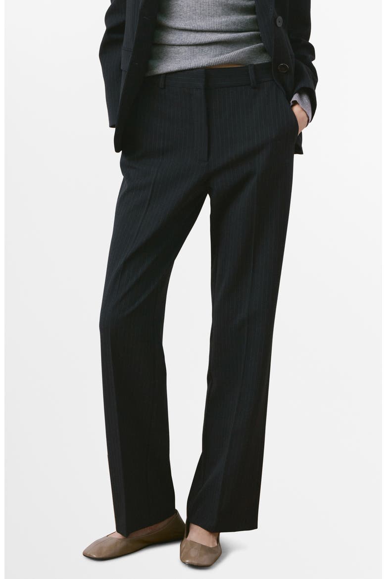 Straight Leg Pants, Main, color, DARK NAVY