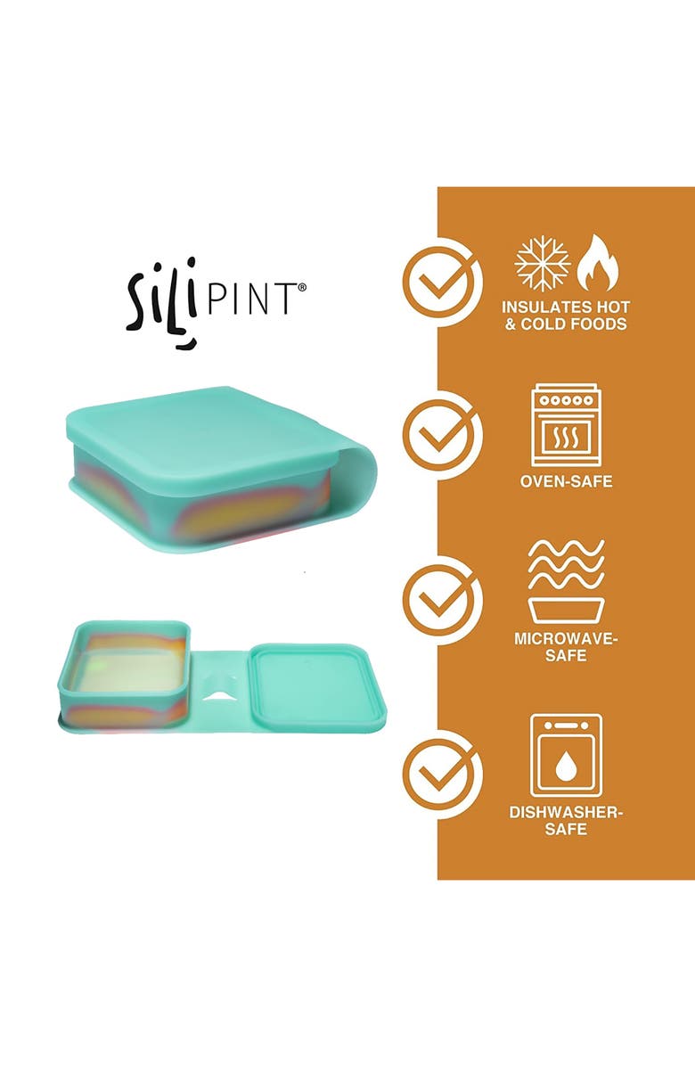Silipint Silicone Go Go Bowls 2Pk Sandwich Size, Alternate, color, Multicolored