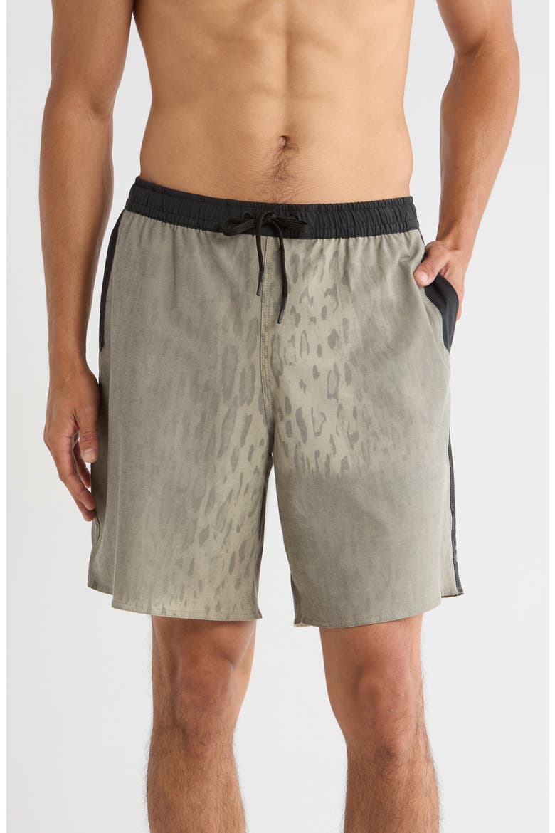 Jetty Swim Trunks, Main, color, CHEETAH BROWN