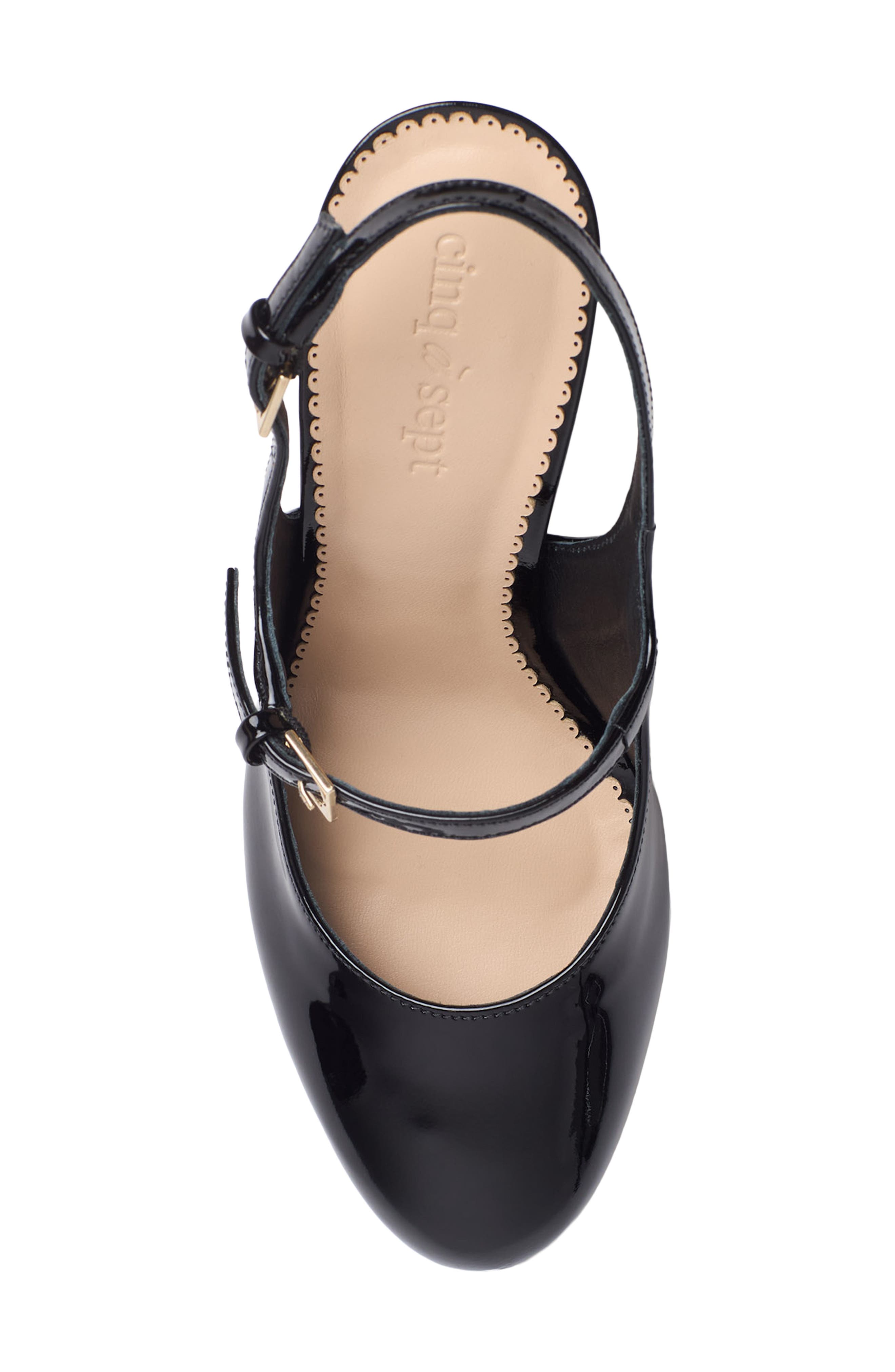 Cinq à Sept Lola Mary Jane Slingback Sandal, Alternate, color, Black