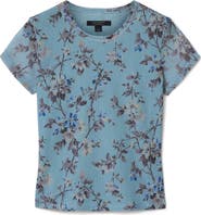AllSaints Ellie Floral Mesh T-Shirt
