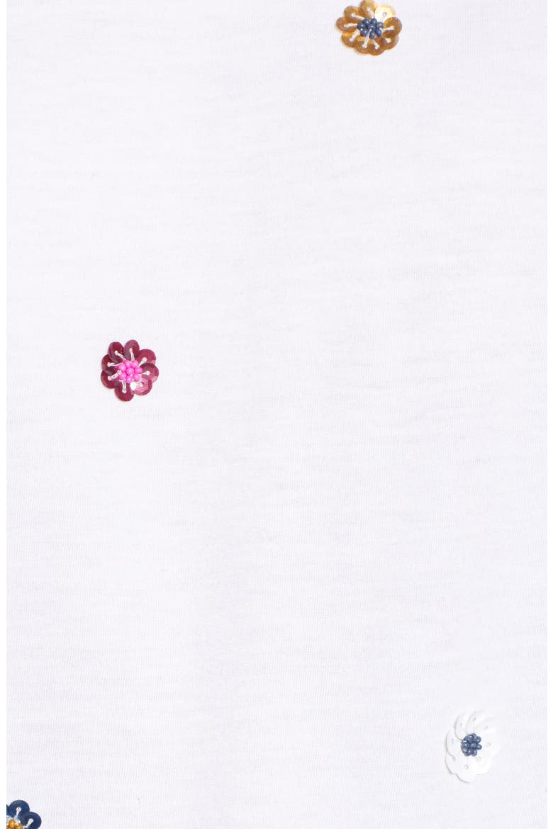 Embellished Tee, Alternate, color, WHITE- NAVY EMBELLISHMENT