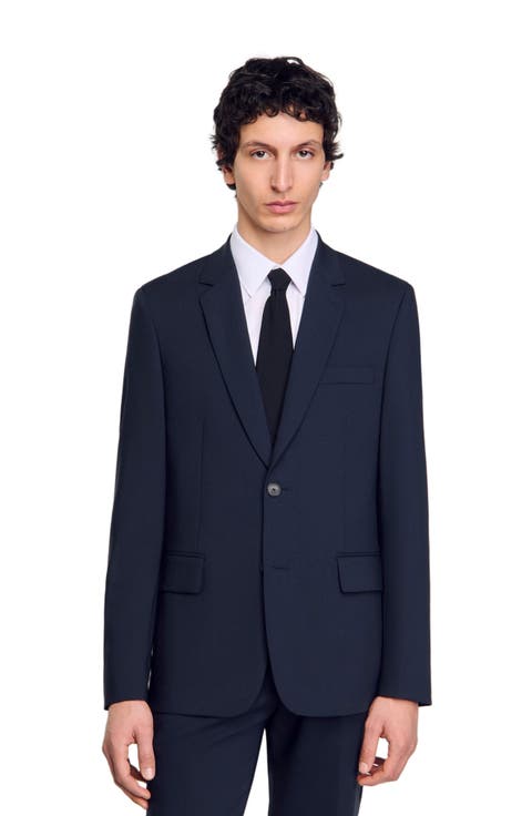 Wool suit jacket