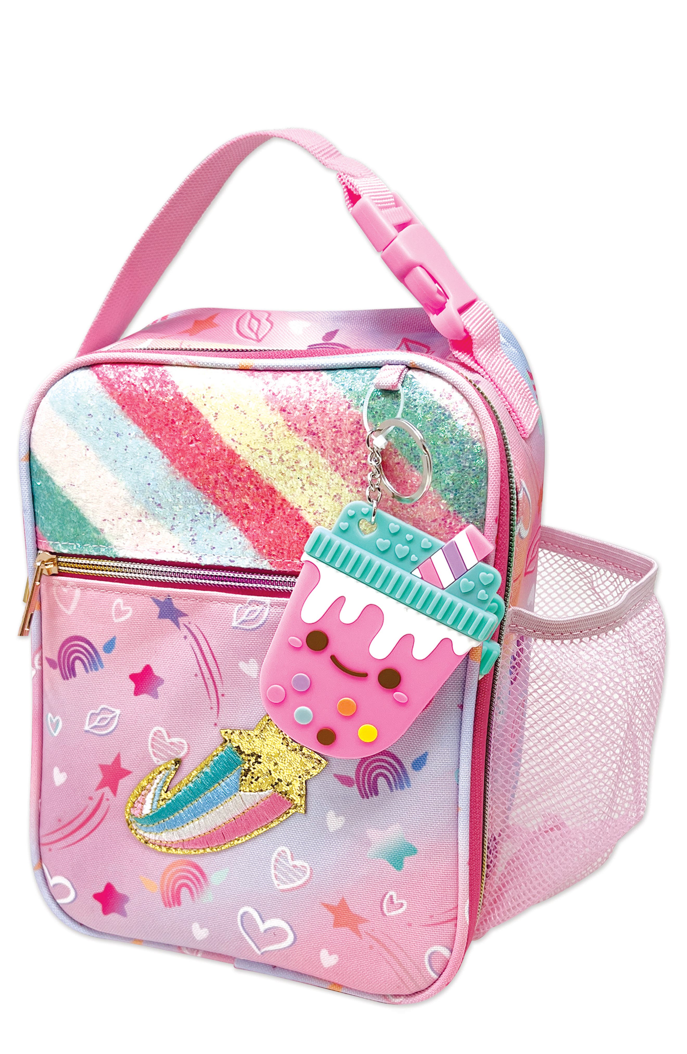 HOT FOCUS Kids' Rainbow Insulated Lunch Tote, Main, color, 