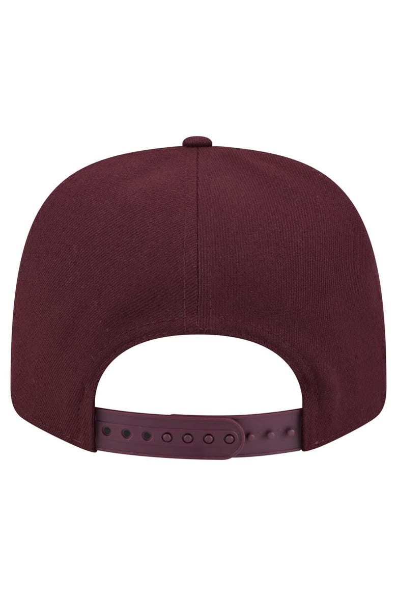Men's New Era Maroon Mississippi State Bulldogs Game Day Multi-Rope 9SEVENTY Stretch-Snap Hat, Alternate, color, Maroon