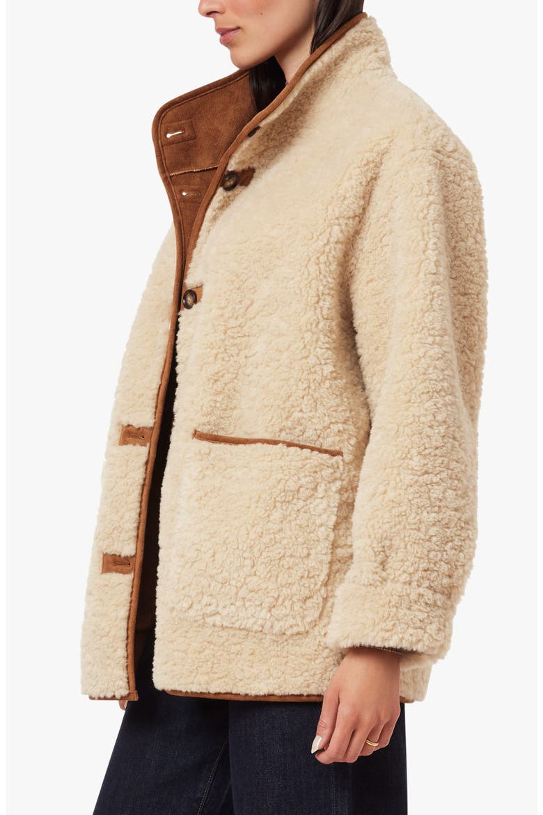 Faux Fur Coat, Alternate, color, NATURAL