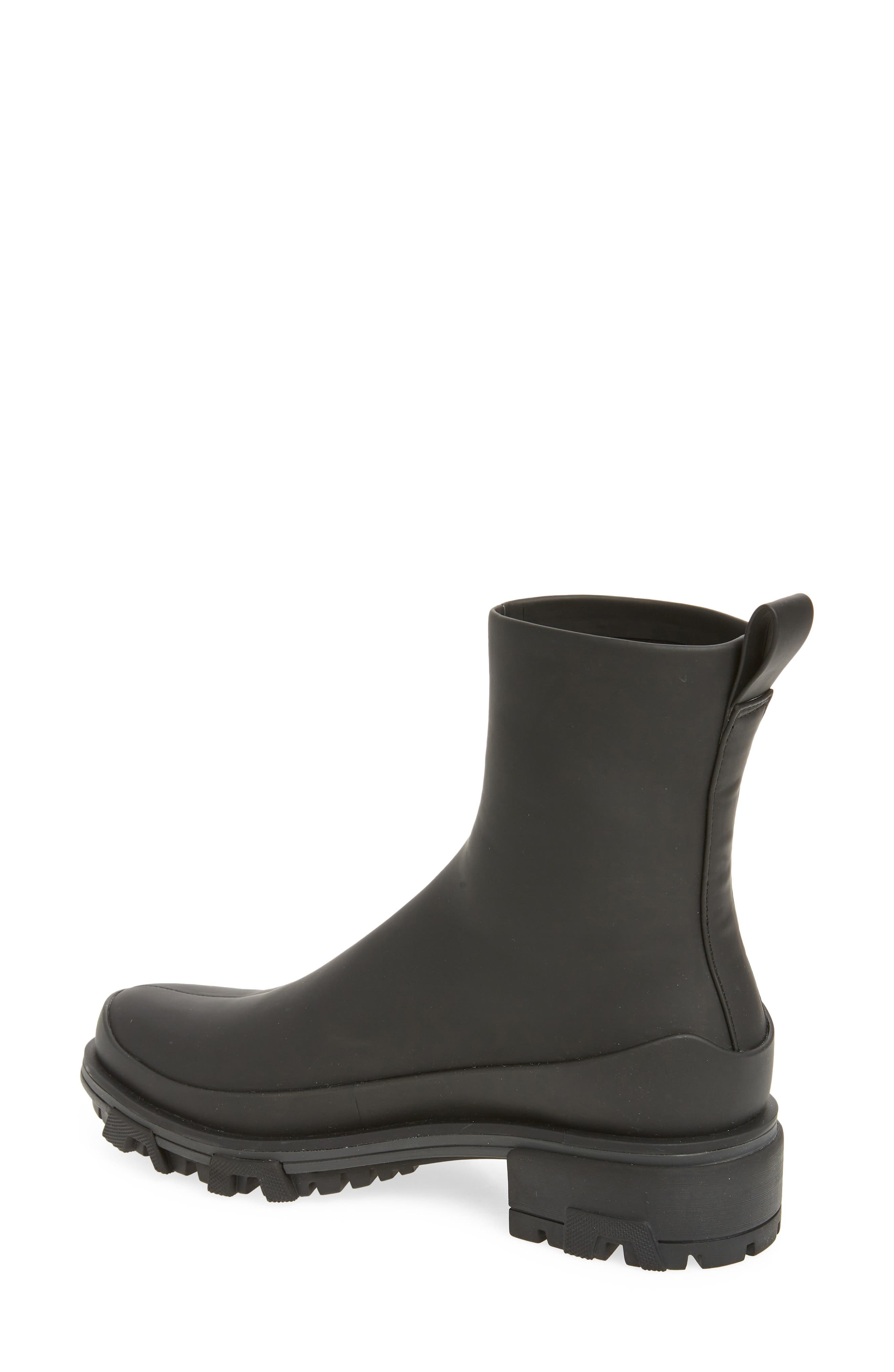 Shiloh Water Resistant Lug Sole Bootie, Alternate, color, BLACK